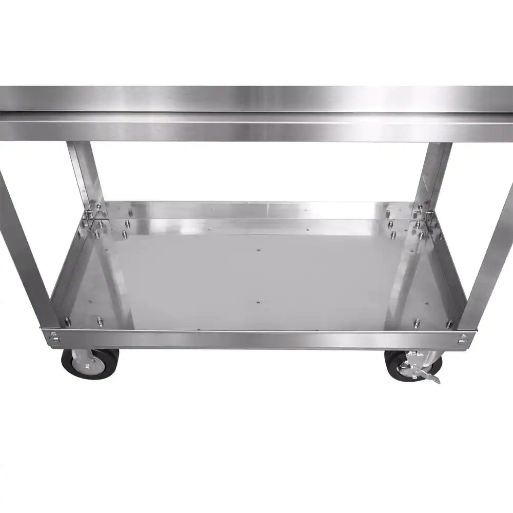 Premium 36-Inch Stainless Steel Utility Cart for Optimal Tool Organization