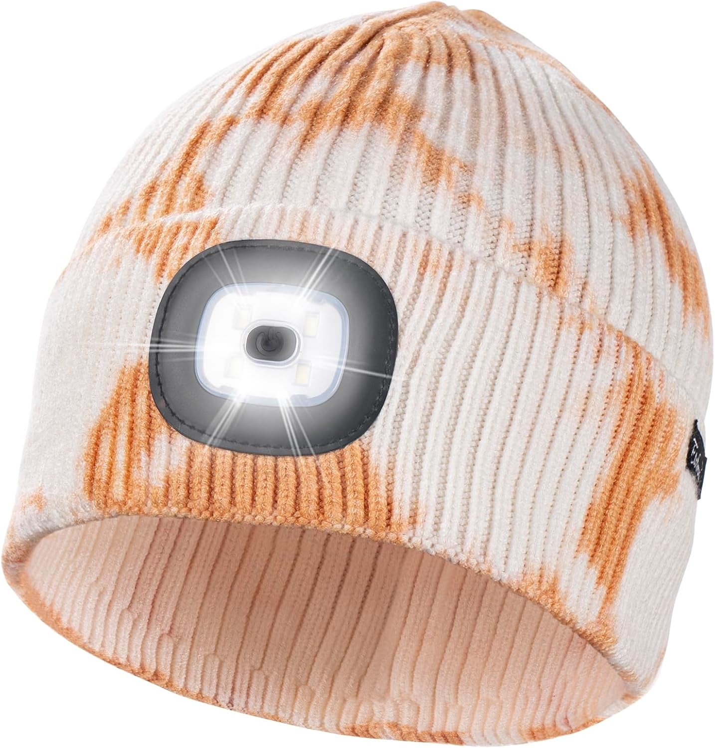 Etsfmoa Unisex USB Rechargeable Beanie with Light - Ideal Gift for Men, Dads, and Fathers
