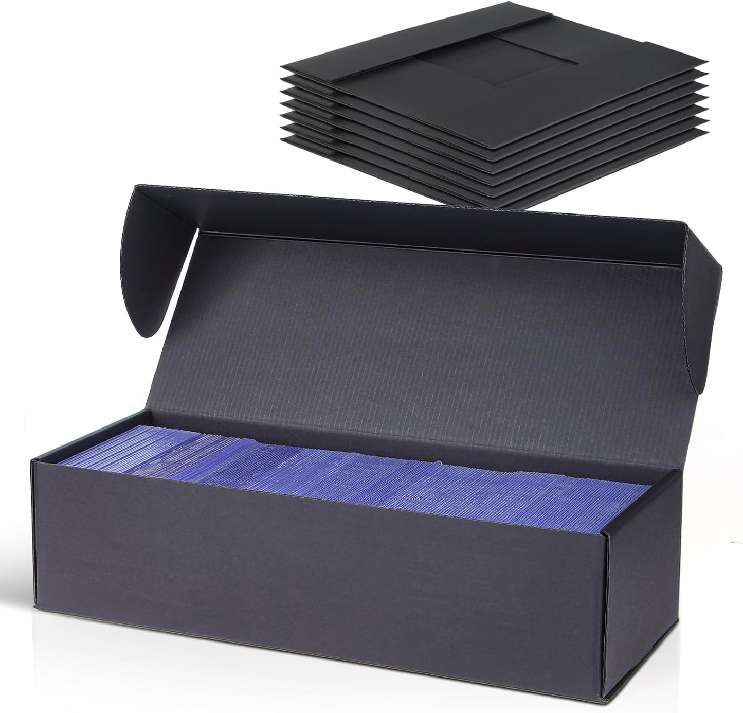 Silph PLC 8-Pack Baseball Trading Card Storage Box - Premium Collector's Case