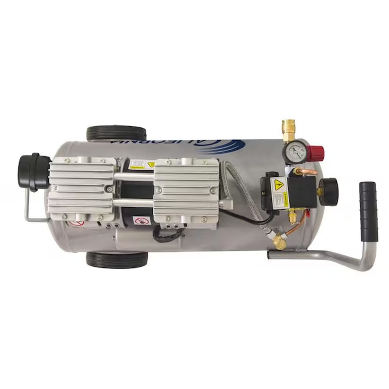 8-Gallon Portable Electric Air Compressor with 120 PSI Capacity