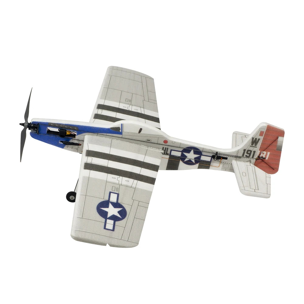 Dancing Wing E45 P-51 1000mm EPP RC Fighter Airplane Kit - Complete with Motor, Props, Servo & ESC Power Combo
