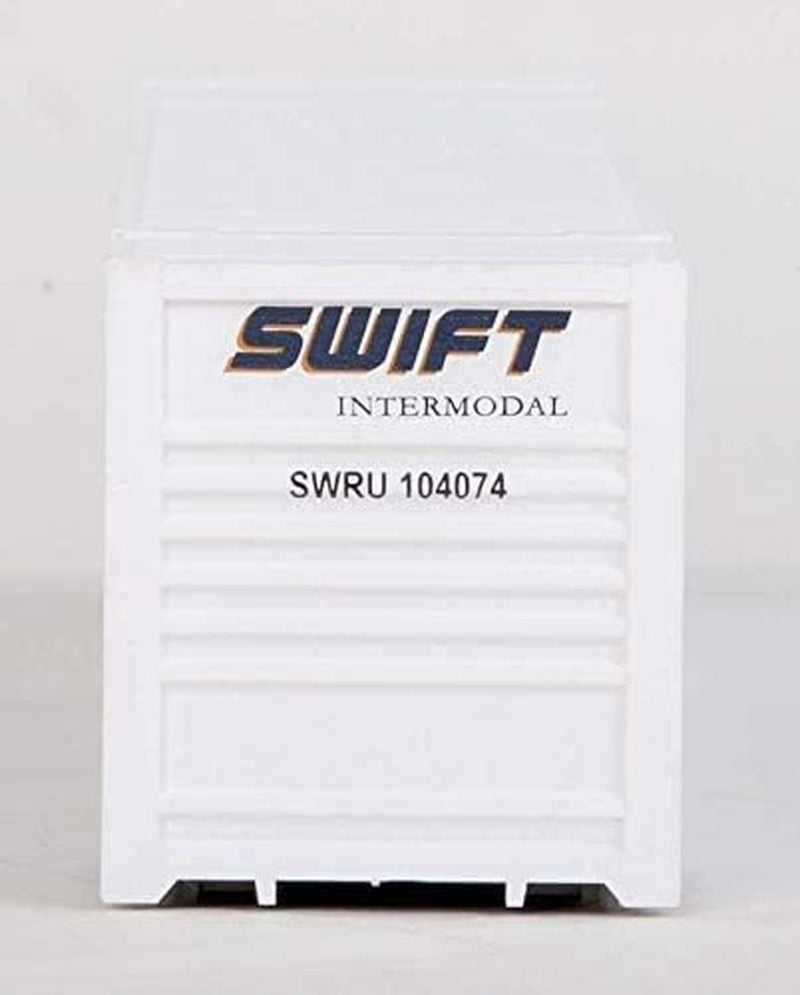 Walthers HO Scale 53' Swift Livery Corrugated-Side Container - Ideal Addition for Your Model Railroad!