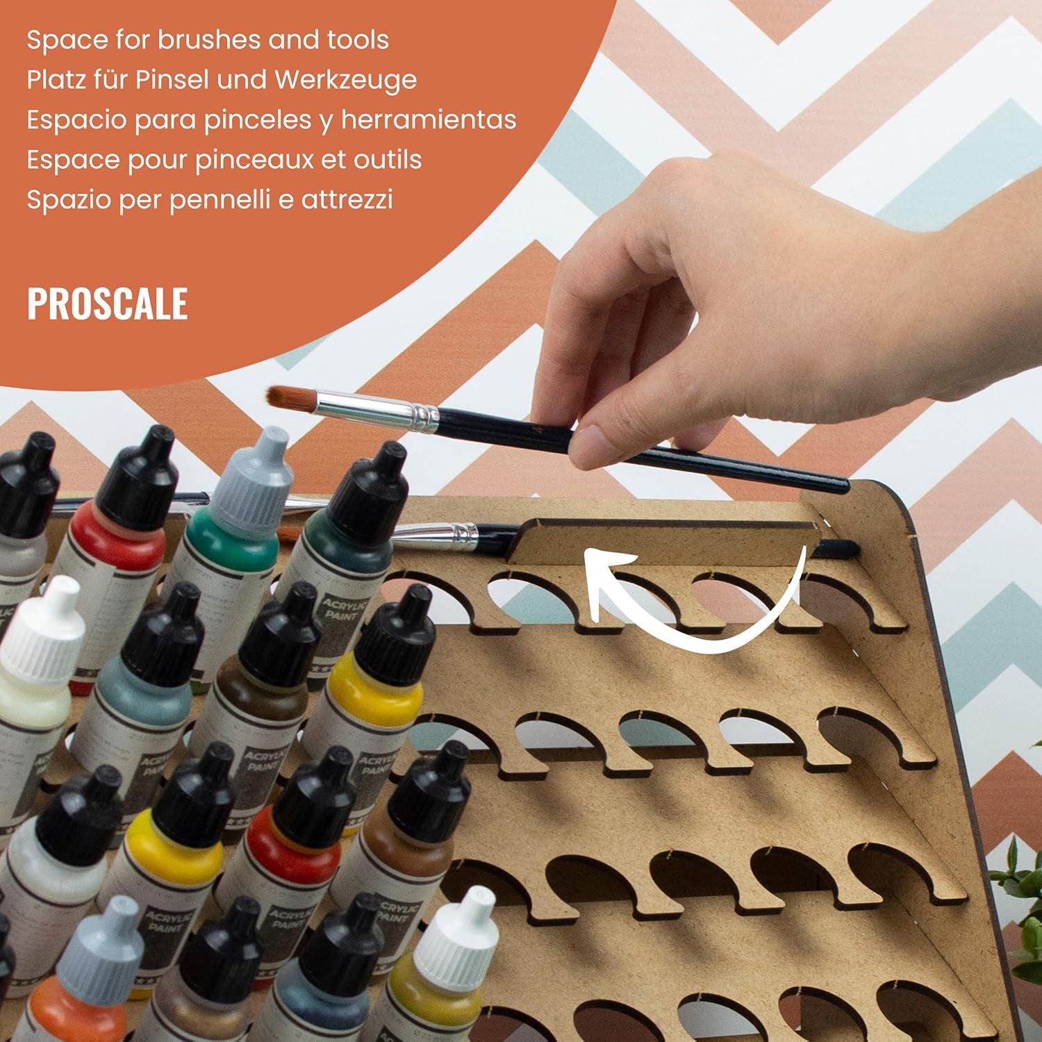 Premium Model Paint Storage Rack - Ideal for Vallejo, Tamiya, and Army Craft Supplies