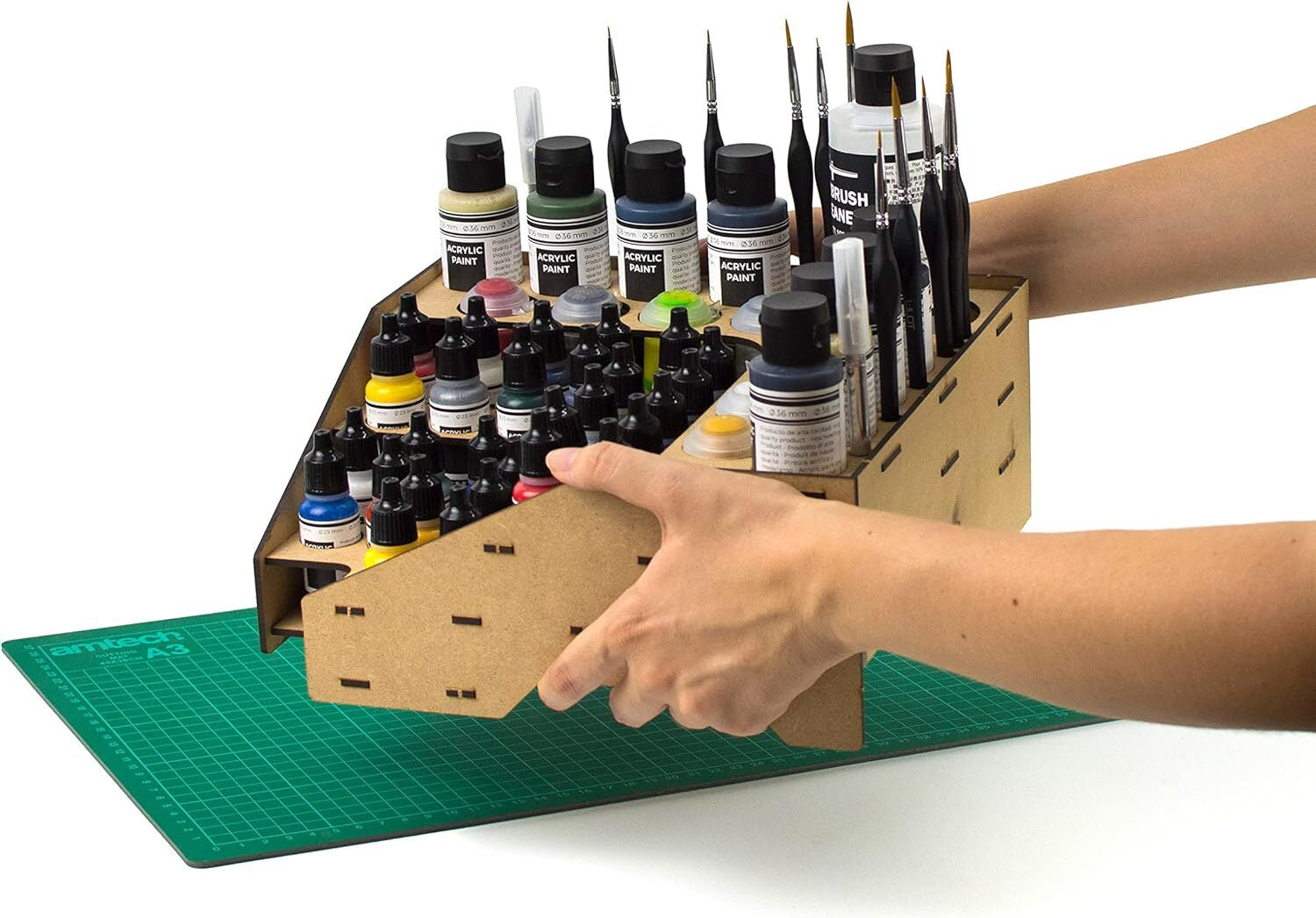 Vallejo Paint Rack - Premium Organizer for Model Paints and Hobby Crafts