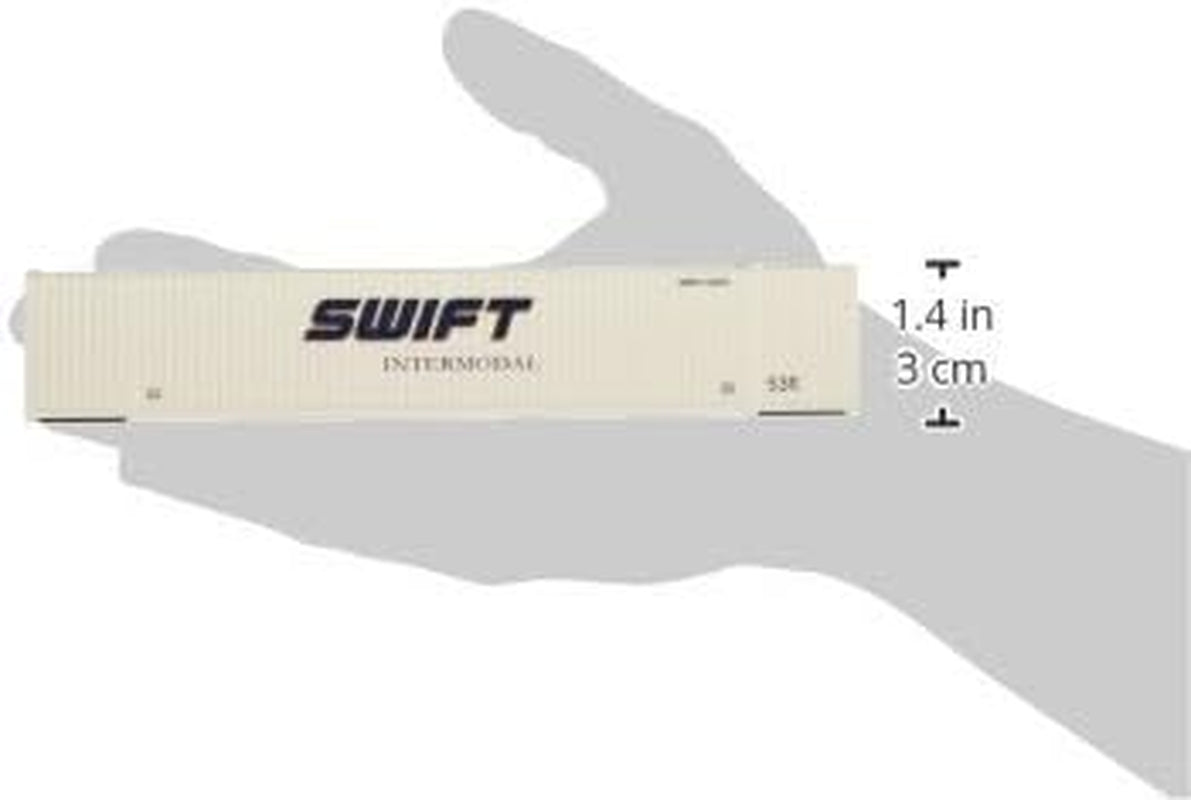 Walthers HO Scale 53' Swift Livery Corrugated-Side Container - Ideal Addition for Your Model Railroad!
