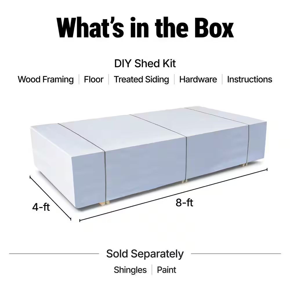 Rookwood 10x12 Ft. DIY Wood Storage Solution with Smartside and Floor System for Backyard Transformation