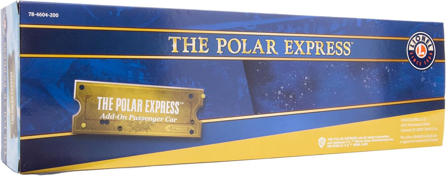 Lionel Polar Express Electric O Gauge Diner Car - Perfect for Holiday Train Sets!
