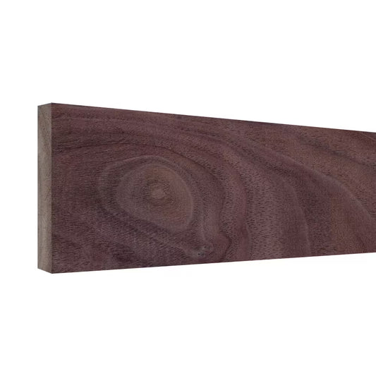 Premium Unfinished Natural Walnut Wood Board - Perfect for Crafting & DIY Projects, 0.75" D x 5.5" W x 72" L