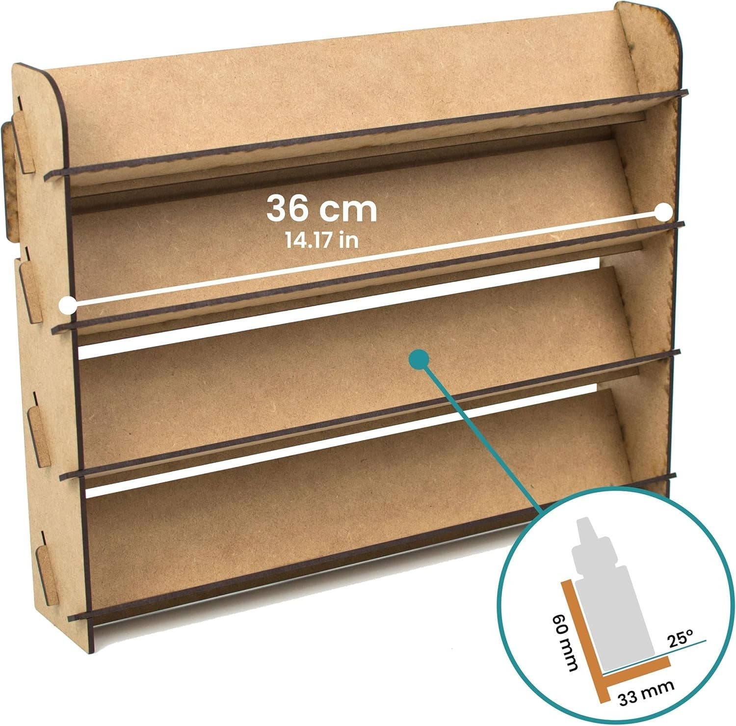 Model Paint Storage Rack for Citadel, Vallejo, Tamiya, and Army Paints