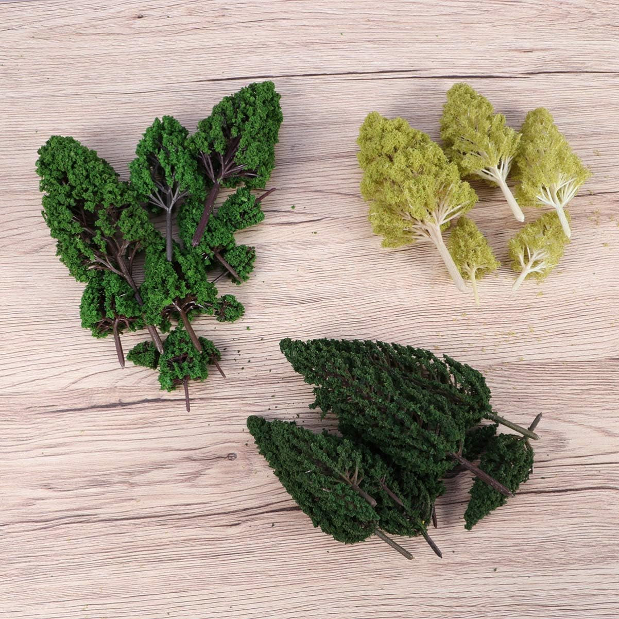 27-Piece BESPORTBLE Model Trees Set for Stunning Train Scenery and Architectural Landscapes