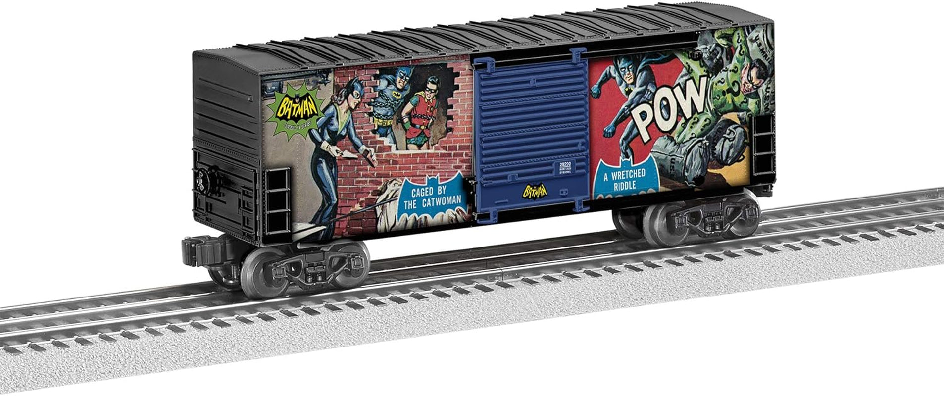Lionel Batman Electric O Gauge Hi-Cube Boxcar - A Must-Have for Train Enthusiasts!
