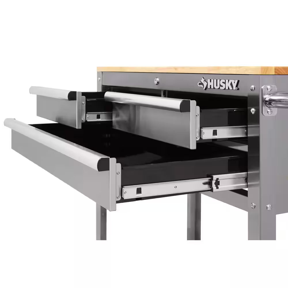 Premium 36-Inch Stainless Steel Utility Cart for Optimal Tool Organization