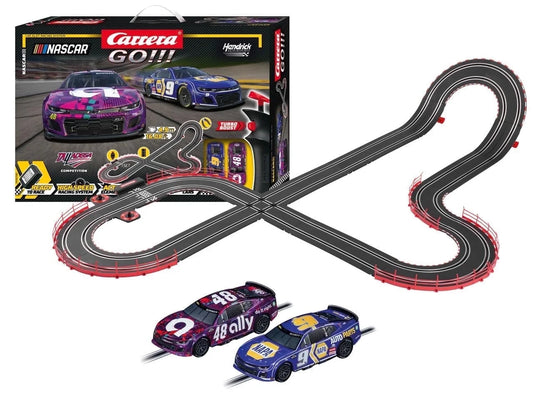 NASCAR Talladega Competition Slot Car Set Featuring Chase Elliott and Alex Bowman