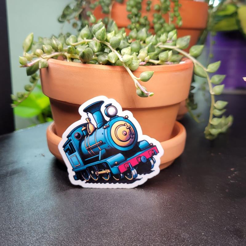 Lifetime-Lasting Vinyl Stickers: Perfect for Train Enthusiasts - Classic Toy Train Designs!