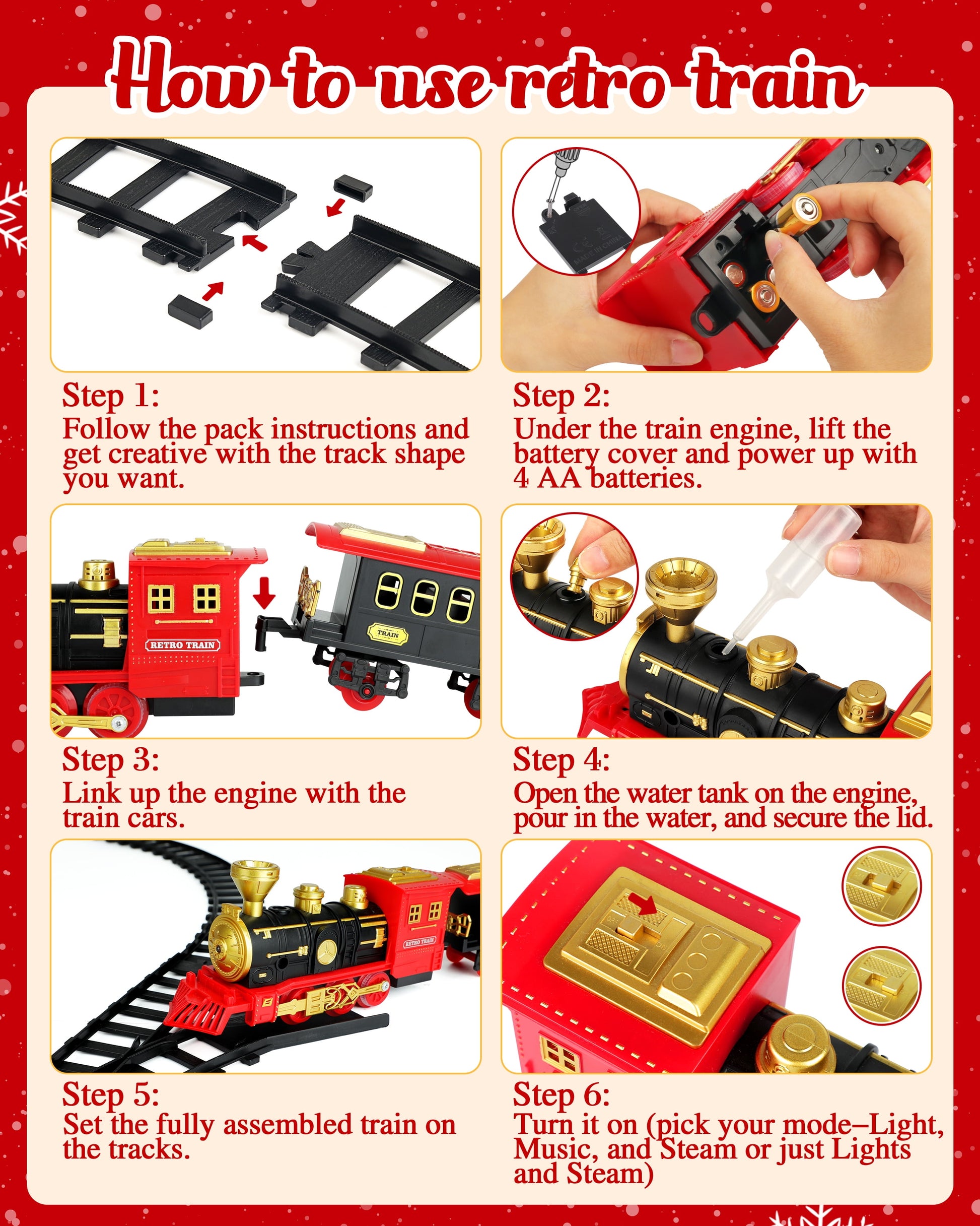 Ultimate Electric Train Toy Set - Engaging Steam Locomotive with Lights, Sounds, and Smoke for Boys Ages 3-8+