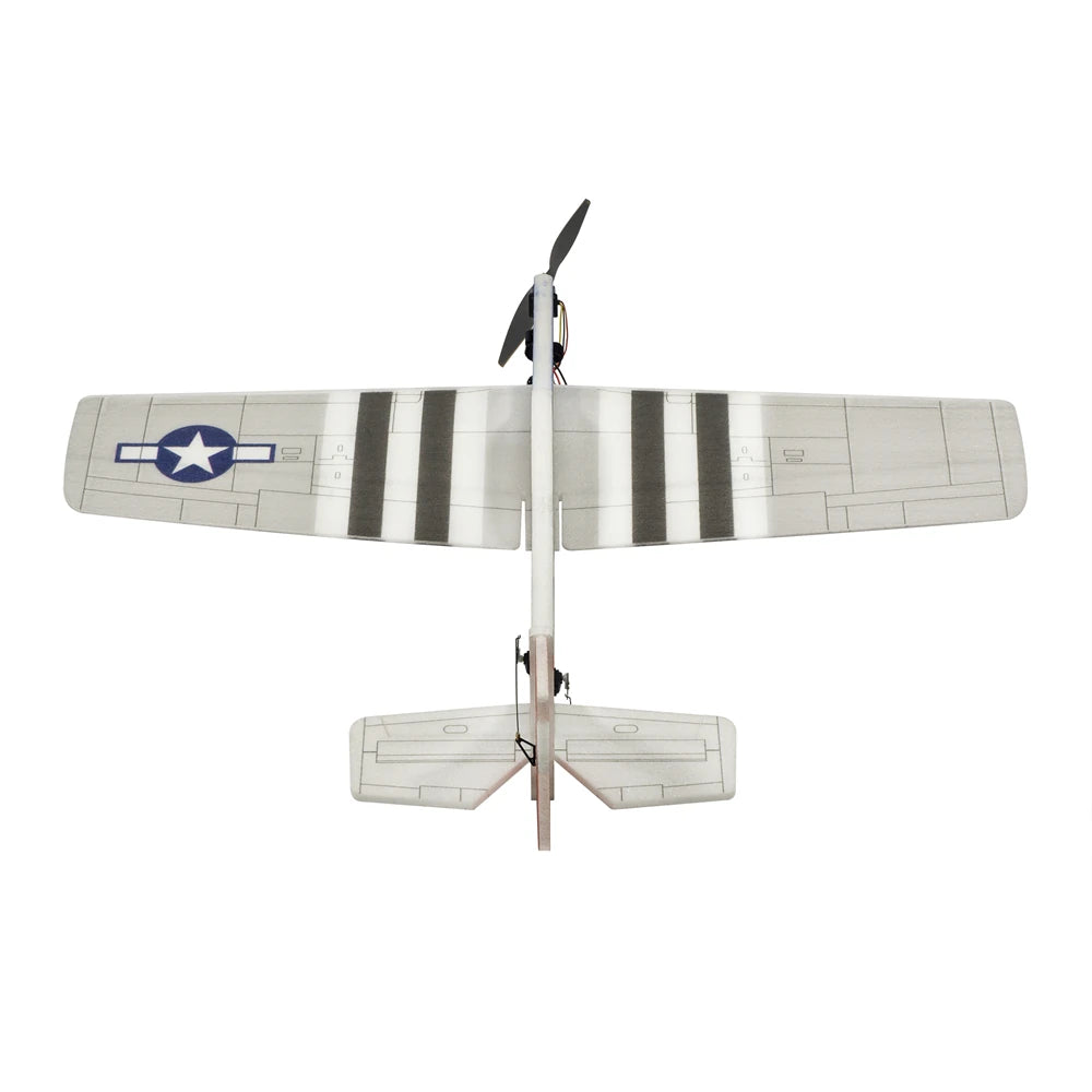 Dancing Wing E45 P-51 1000mm EPP RC Fighter Airplane Kit - Complete with Motor, Props, Servo & ESC Power Combo