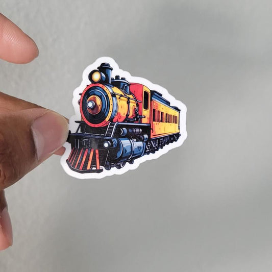 Lifetime-Lasting Vinyl Stickers: Perfect for Train Enthusiasts - Classic Toy Train Designs!