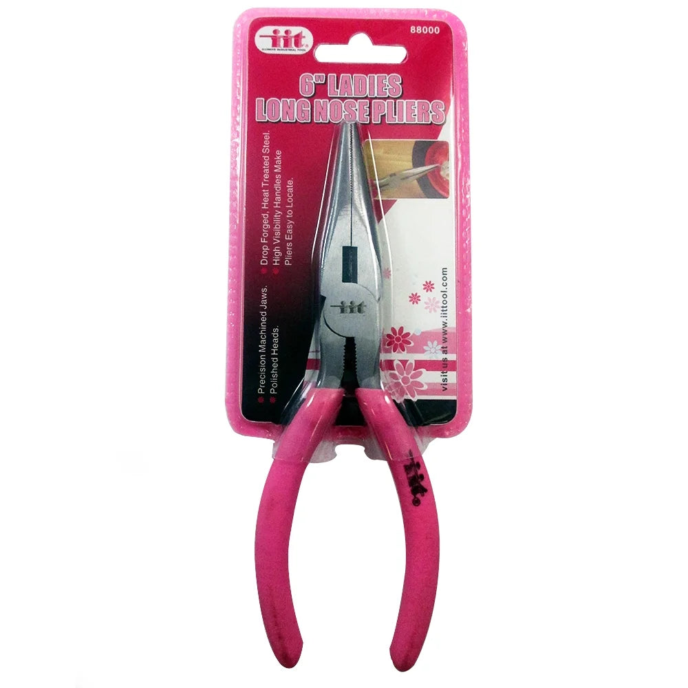 Premium 6-Inch Long Reach Needle Nose Pliers with Integrated Wire Cutter - Perfect for Mechanics, Plumbers, and Craftsmen