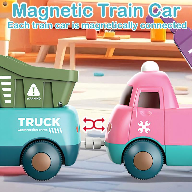 Exciting BOTICAKO Electric Train Set for Toddlers - Magnetic Train Toy with Tracks & Accessories, Perfect Gift for Boys & Girls 3+!
