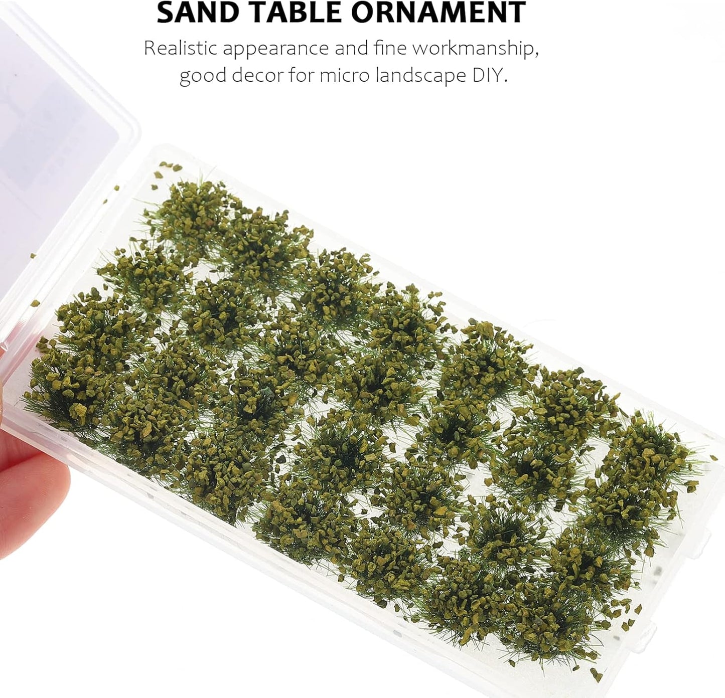 EXCEART Realistic Miniature Shrubs for Stunning Landscape Decor and Sand Table Models