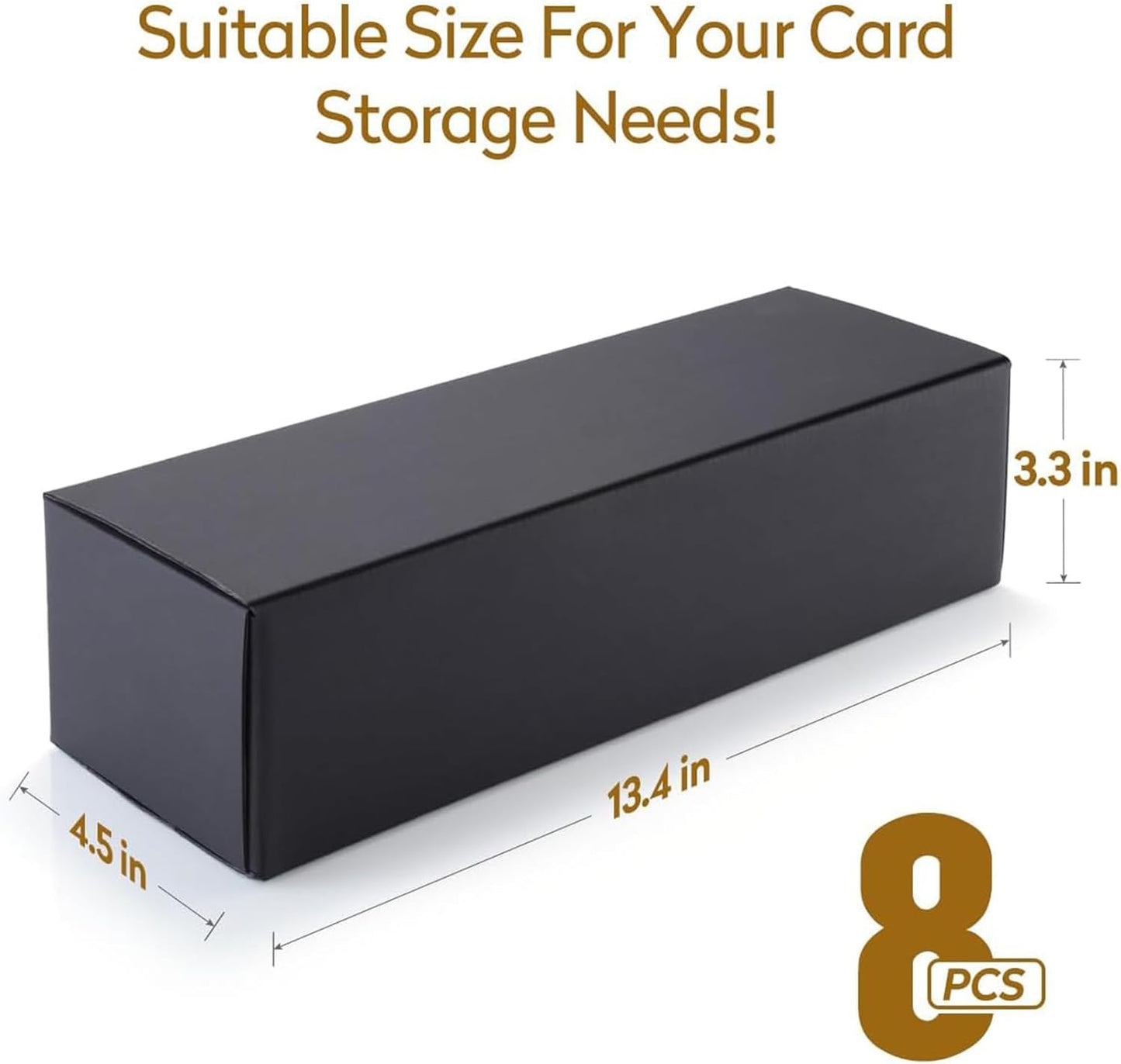 Silph PLC 8-Pack Baseball Trading Card Storage Box - Premium Collector's Case