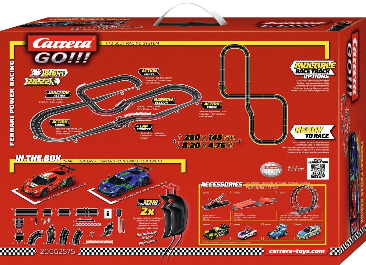 Ferrari Racing Slot Car Set - 28.22 Feet of High-Speed Excitement