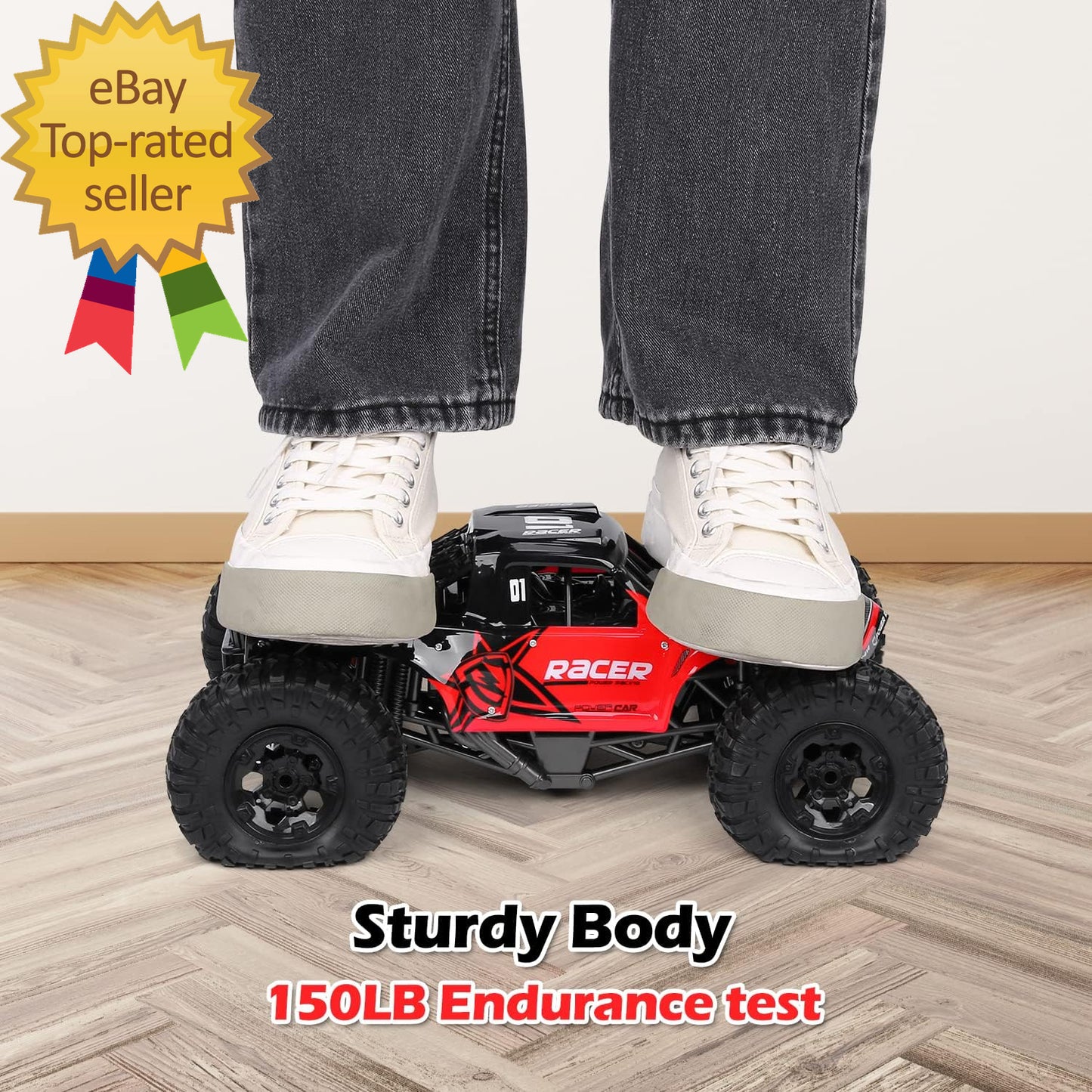 1:12 Scale Amphibious 4X4 RC Truck - Waterproof Off-Road Experience
